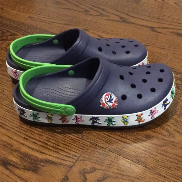 M GRATEFUL DEAD CROCS 50th ANNIVERSARY M13 - Picture 10 of 10